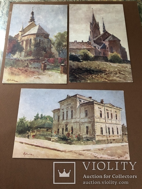Набор открыток 7  шт, Виды Польши  Краков 1914 г, фото №2