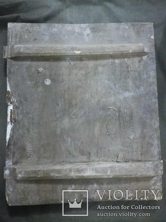 Старообрядка большого размера «Кирик и Улита со святыми» 53,5х44,5 под реставрацию, фото №5