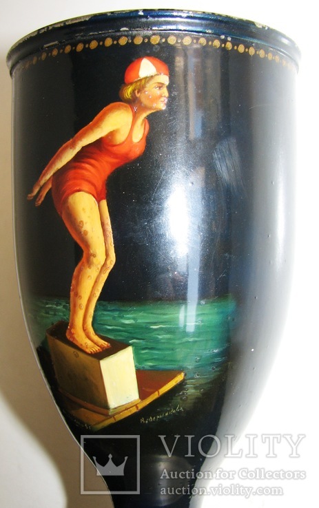 1951  Спортивный кубок Федоскино Плавание, фото №4