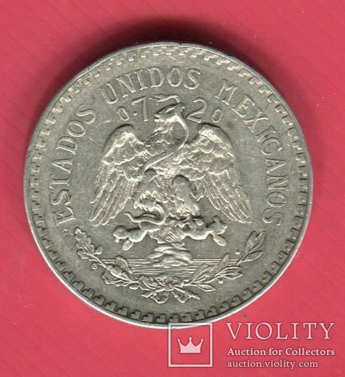 Мексика 1 песо 1932 серебро, фото №3