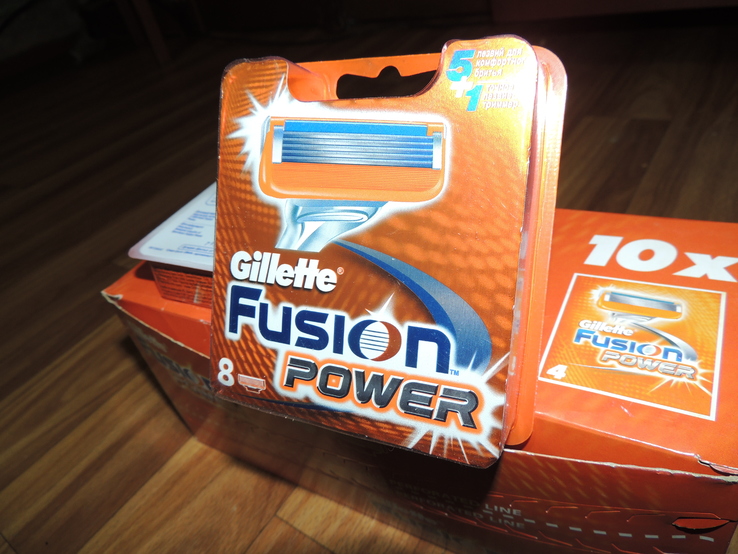 Лезвия Gillette Fusion Power - 8шт в упаковке