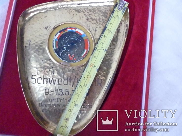 Настенная медаль   ГДР, фото №7