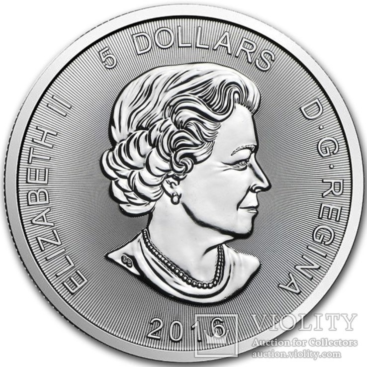 Канада 5 долларов 2016 год. Серебро. Тираж 100 экземпляров, фото №3