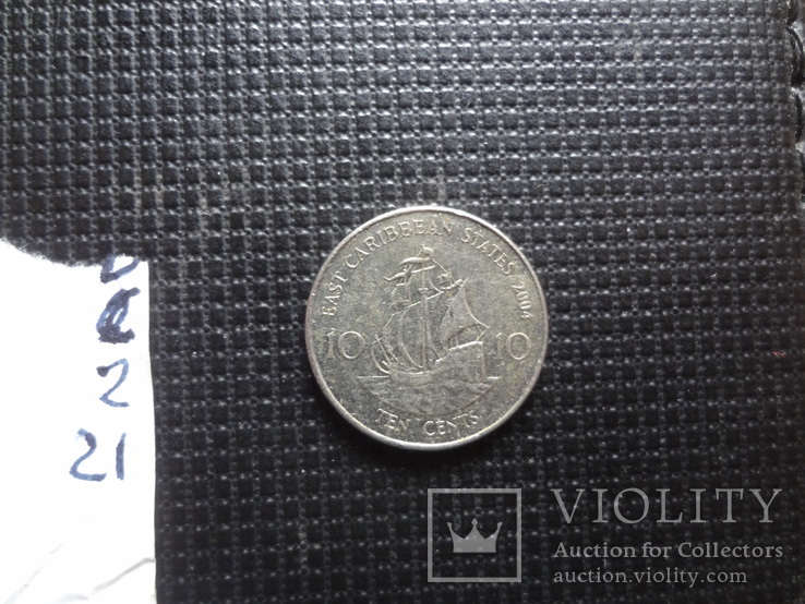 10 центов 2004 Карибы  (С.2.21)~, фото №4