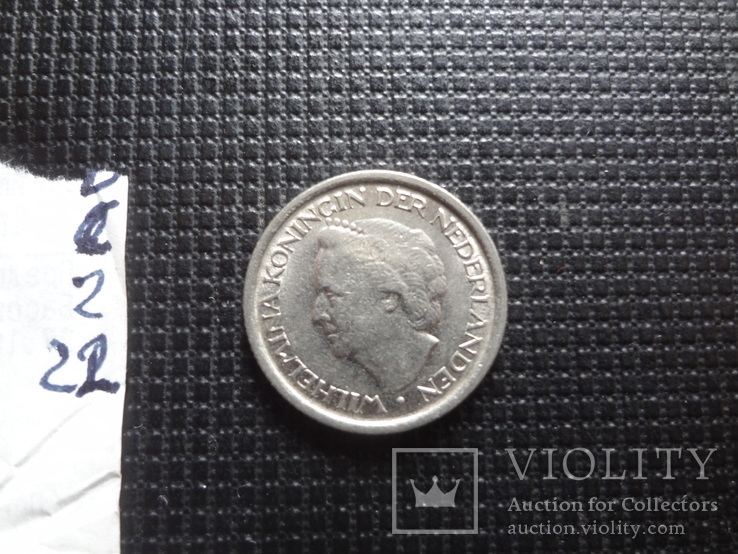 25 центов 1948 Нидерланды  (С.2.22)~, фото №4