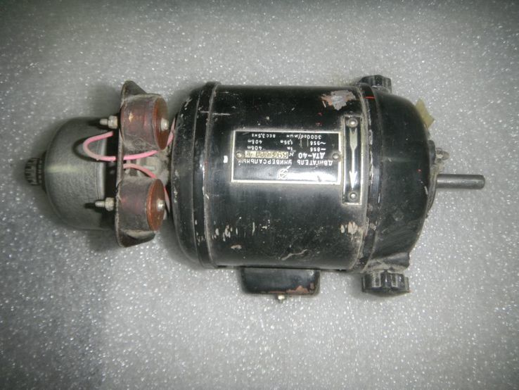 Универсальный коллекторный электродвигатель дта-40 AC DC, фото №2