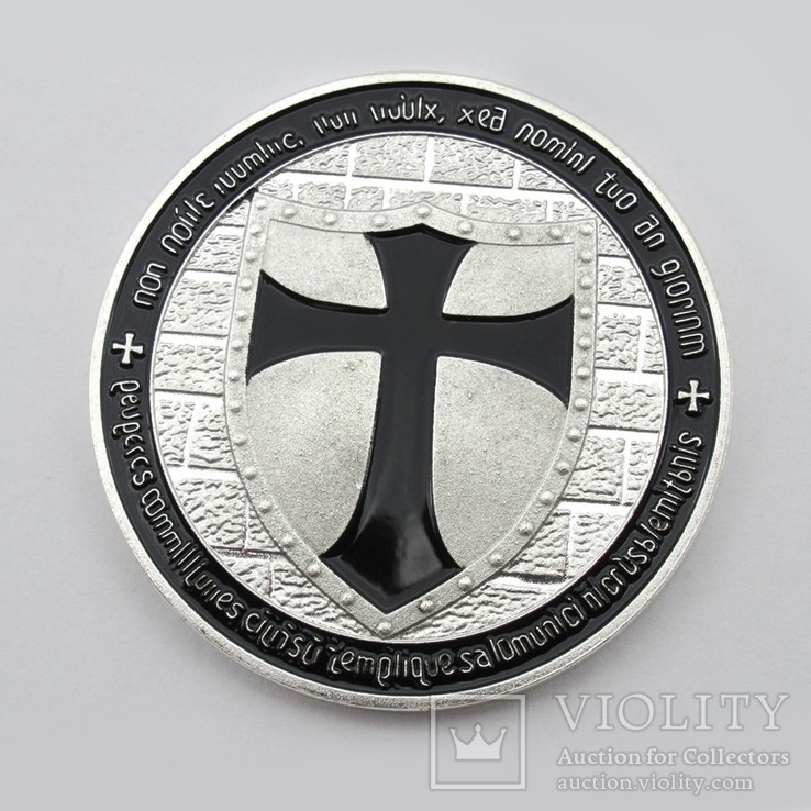 Тамплиеры медаль + подвеска шит масонский крест