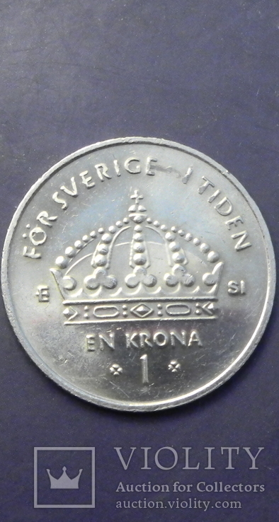 1 крона Швеція 2007, фото №2