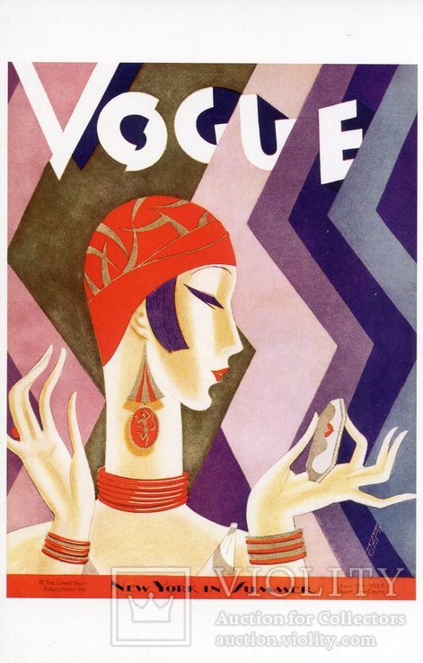 Открытки Vogue covers винтаж ретро Вог журналы, фото №7
