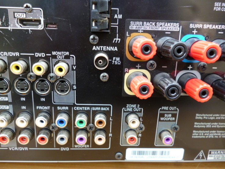 Підсилювач - Ресівер ONKYO TX-SR 606 550W з Німеччини, numer zdjęcia 13