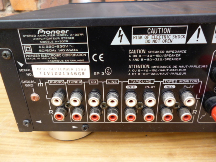 Підсилювач PIONEER A - 307 R 140W РОЗПРОДАЖ з Німеччини, photo number 11