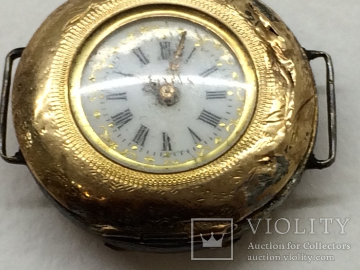 Часы золото 56 наручные ( переделка ) женские старинные, фото №5