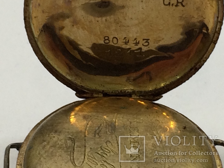 Часы золото 56 наручные ( переделка ) женские старинные, фото №8