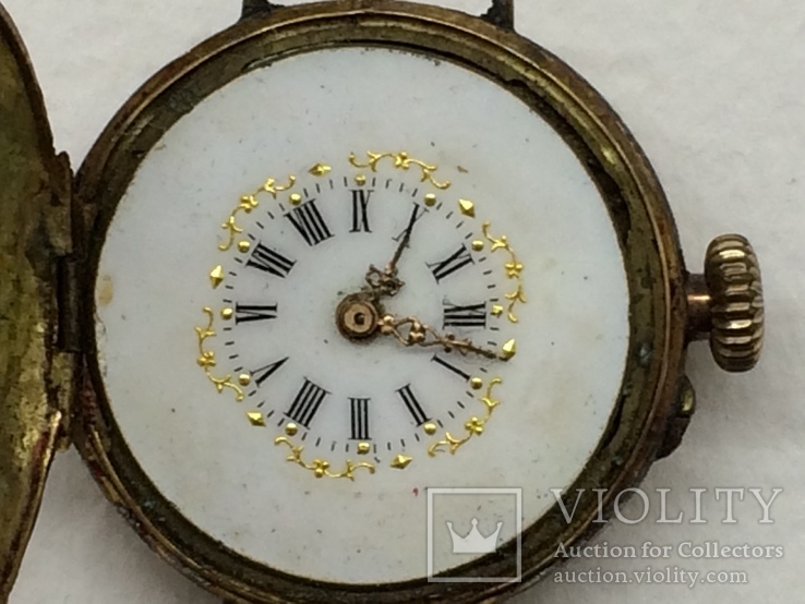 Часы золото 56 наручные ( переделка ) женские старинные, фото №11
