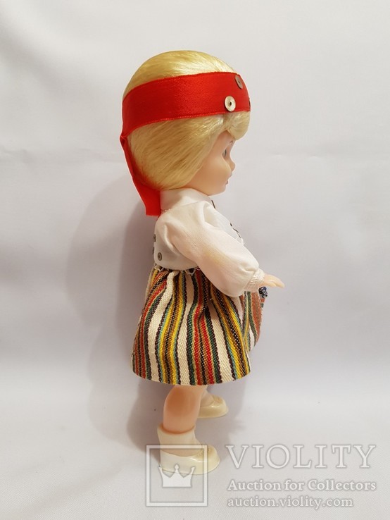 Кукла Сальво Salvo Тийна в коробке , Эстония СССР 1975 год , национальная одежда, фото №12