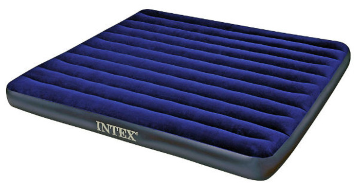  Надувной матрас набор  Intex 68765  ручной насос и 2 подушки Размер: (152см-203см-22cm), фото №3