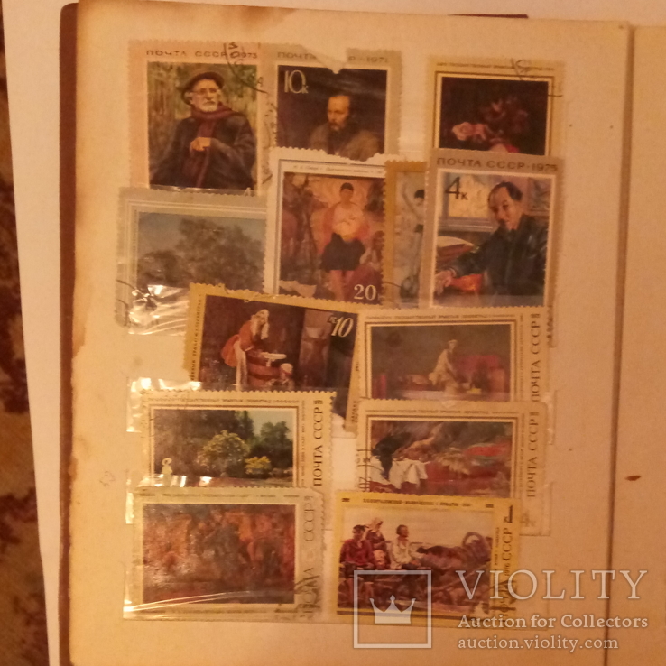 Колекція марок СРСР,Куби,Болгарії,Молдови,Польщі. Є гашені,є не гашені. Близько  320 штук, фото №4