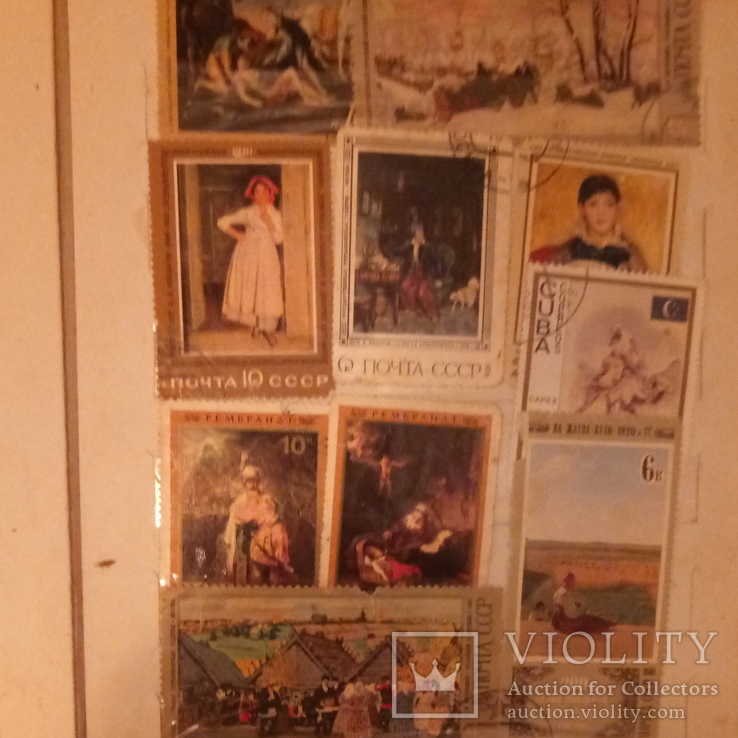 Колекція марок СРСР,Куби,Болгарії,Молдови,Польщі. Є гашені,є не гашені. Близько  320 штук, фото №5