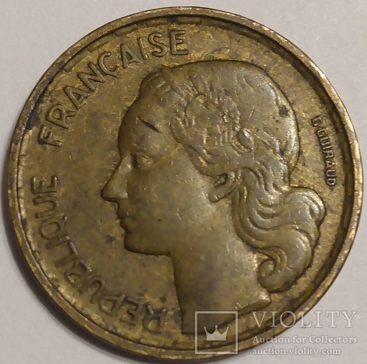 Франция 10 франков 1952, фото №3