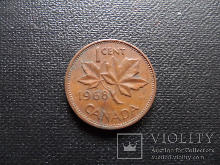 1 цент 1968 Канада     (С.5.13)~, фото №2