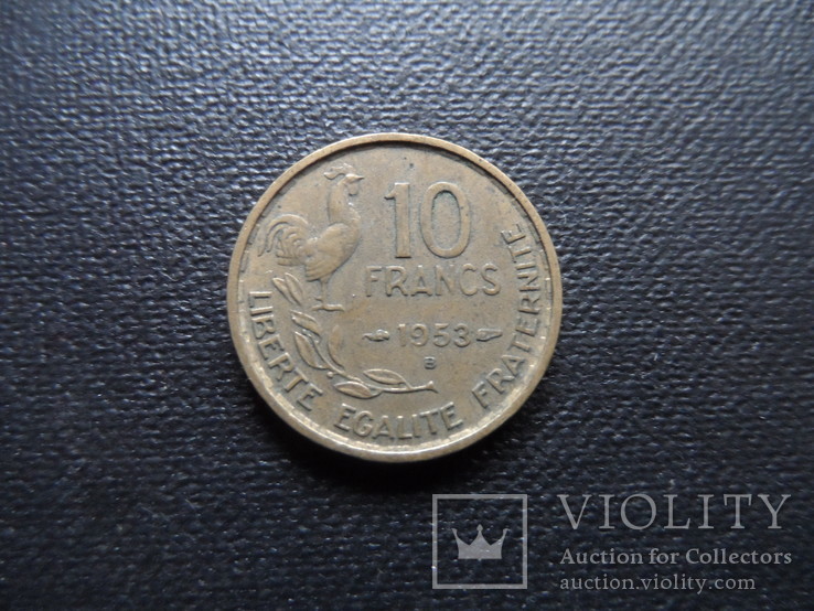 10 франков 1953 В Франция     (С.5.21)~, фото №2