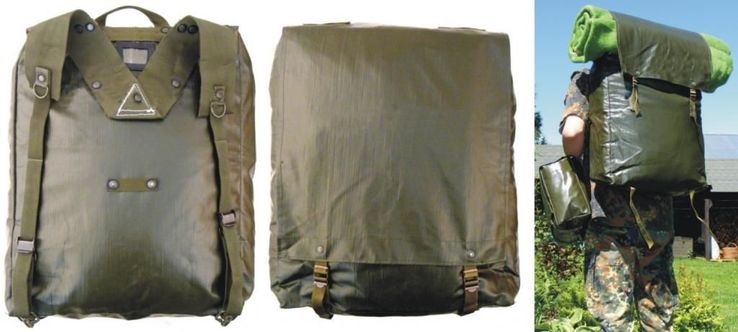 Оригинальный полевой рюкзак-сумка Чехия. Военный рюкзак армии Чехии М85. №11, фото №12