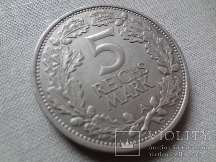 5 марок 1925 Райленд  серебро     (О.9.2)~, фото №6