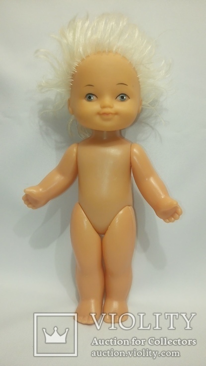 Кукла СССР  , на резинках , старое клеймо ДЗИ, фото №4
