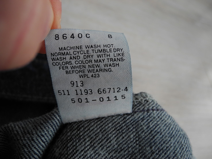 Джинсы Levis 501 36/32 ( USA ) НОВОЕ, numer zdjęcia 8