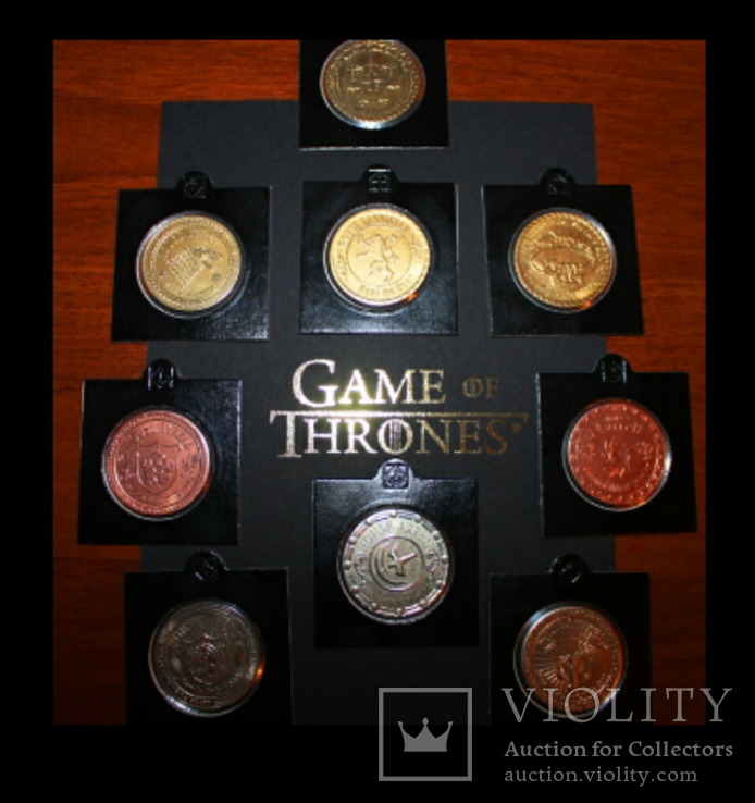 Полное собрание монет на тему "Игра Престолов" (Game of Thrones), фото №4