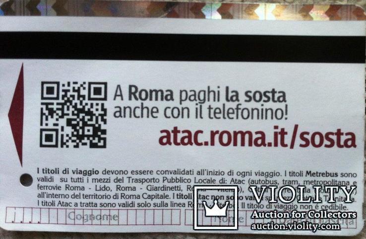 Транспортный билет Рим, фото №2