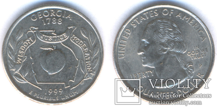25 центов 1999 Джорджия Р