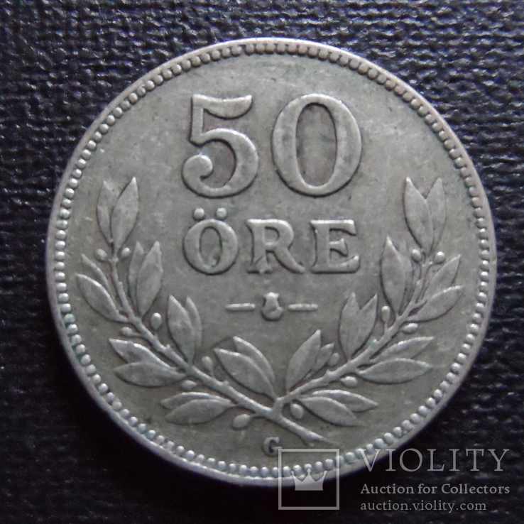 50 эре 1935  Швеция серебро    (П.1.30)~, фото №3