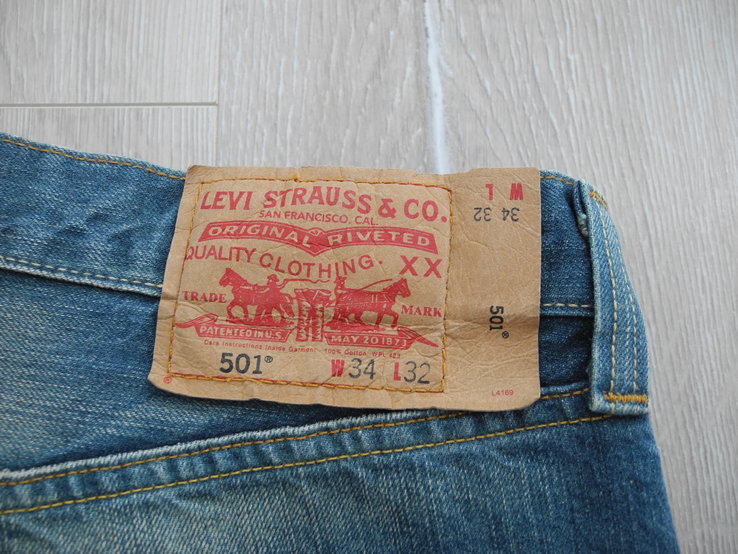 Джинсы Levis 501 34/32 ( НОВОЕ ), numer zdjęcia 3