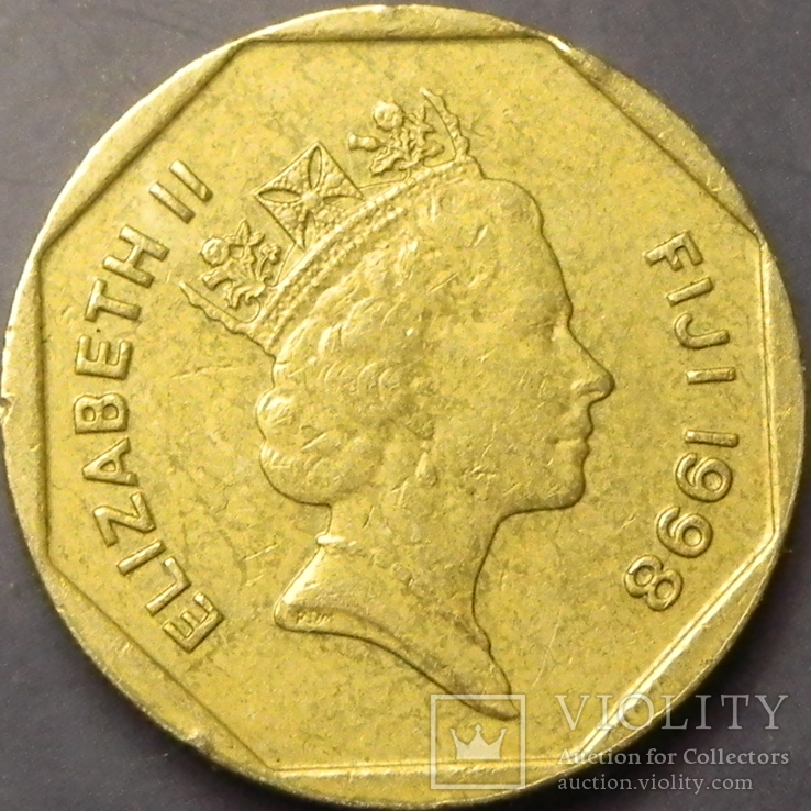 1 долар Фіджі 1998, фото №3