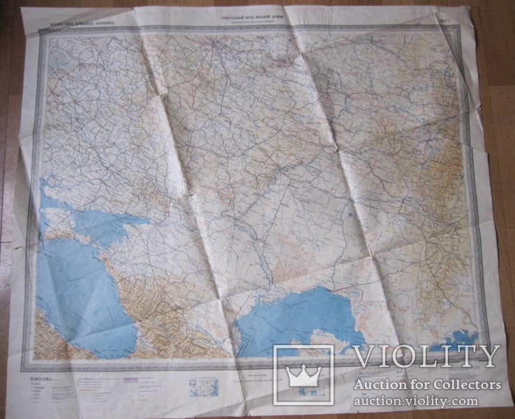 Карта Генштаба РККА . Советско - немецкая 1943, фото №2