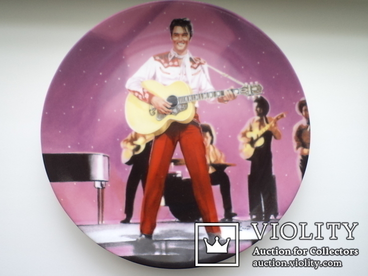 Elvis Presley ‎in "Loving You" коллекционная номерная тарелка (огр.тираж)1992г., фото №8