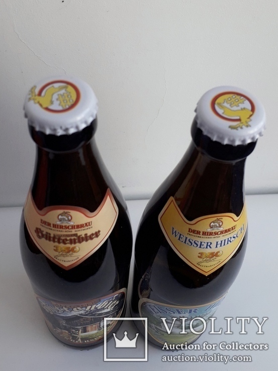 Комплект оригинальной упаковки  из-под баварского  пива "Der Hirschbrau". Германия, фото №8