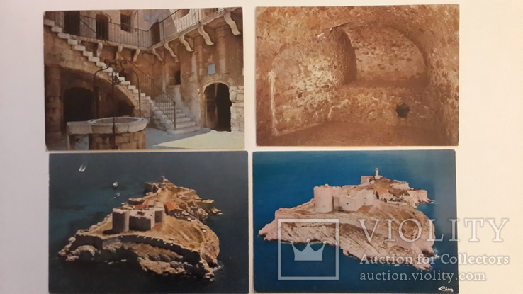 4 открытки Замок Иф (Франция) где сидел граф Монте Кристо, фото №2