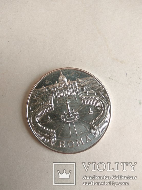 Монетовидна медаль Ватікану (Папа Іоан-Павло), фото №3