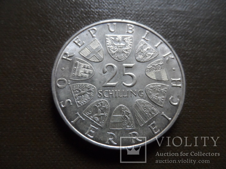 25 шиллингов 1971 Австрия  серебро     (С.10.14)~, фото №4