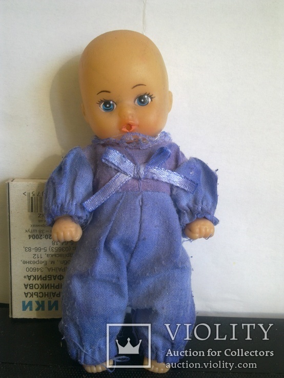 Кукла коллекционная "Пупс - младенец" (ГДР) клейменая советского периода, фото №11
