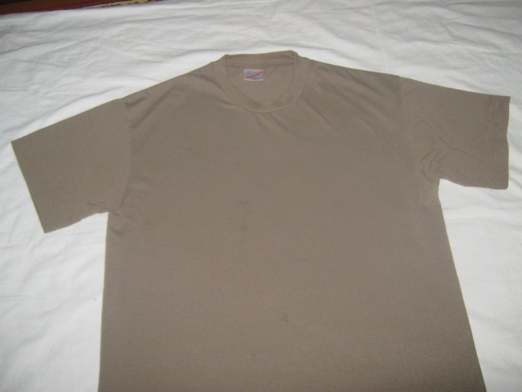 Термофутболка армии США в размере М(38-40). Светло-коричневая футболка №3, фото №3