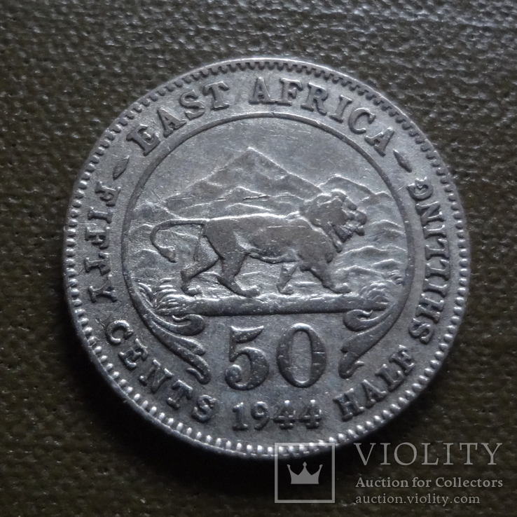 50 центов 1944  Африка серебро    (К.39.7)~
