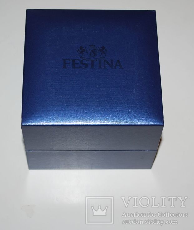 Упаковочная подарочна коробка часов "Festina" - 11,5х11,5х9,5 см., фото №3