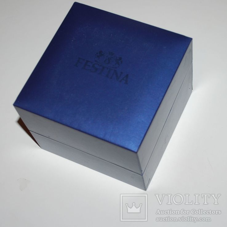 Упаковочная подарочна коробка часов "Festina" - 11,5х11,5х9,5 см., фото №4