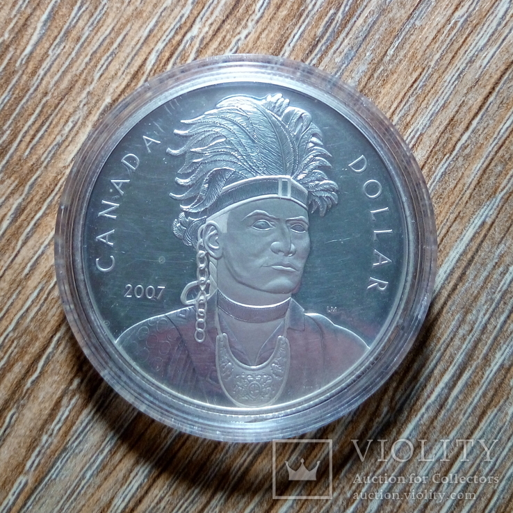 Канада 1 доллар 2007 г., фото №2