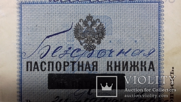 Елисаветград Паспорт Документ Паспортная книжка