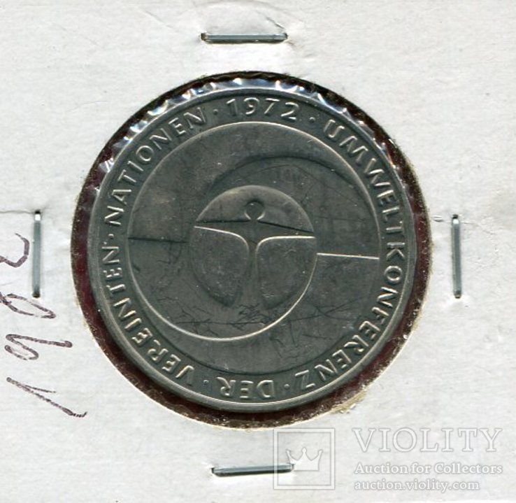 ФРГ 5 марок 1982 UNC Юбилейные, фото №2