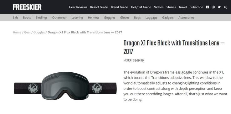 Горнолыжная маска Dragon X1 Flux Black with Transitions Lens (код 514), numer zdjęcia 13